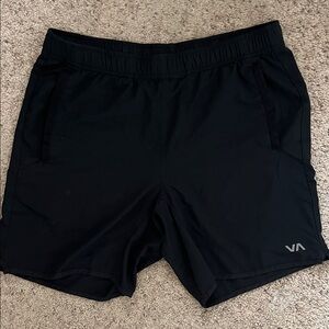 RVCA yogger shorts. Black. Medium
